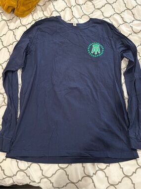 Barstool St Patrick’s Day long sleeve blue tee XL